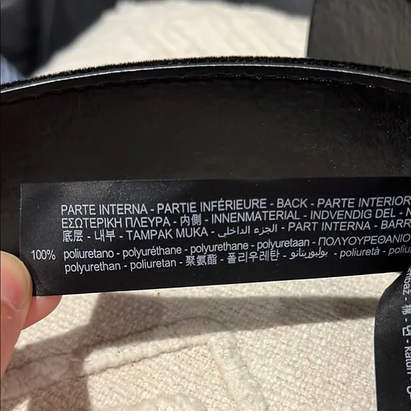 Zara Black and Gold Ornate Buckle Belt - Picture 6 of 7